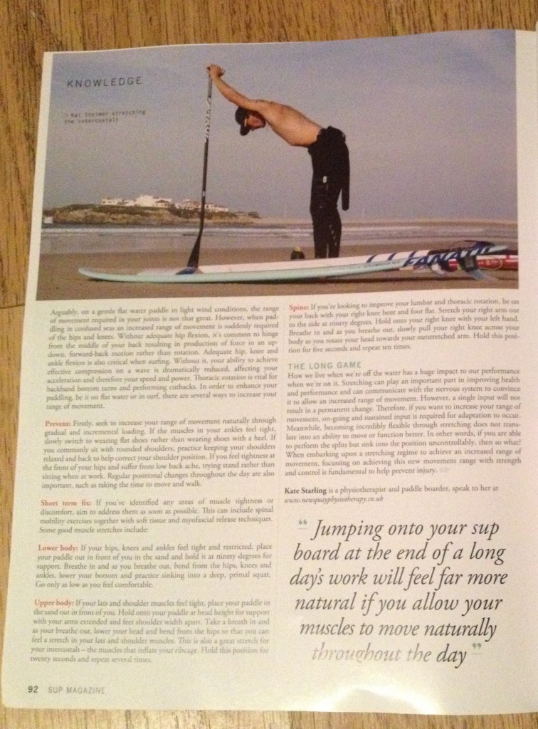Stretching article SUP 1